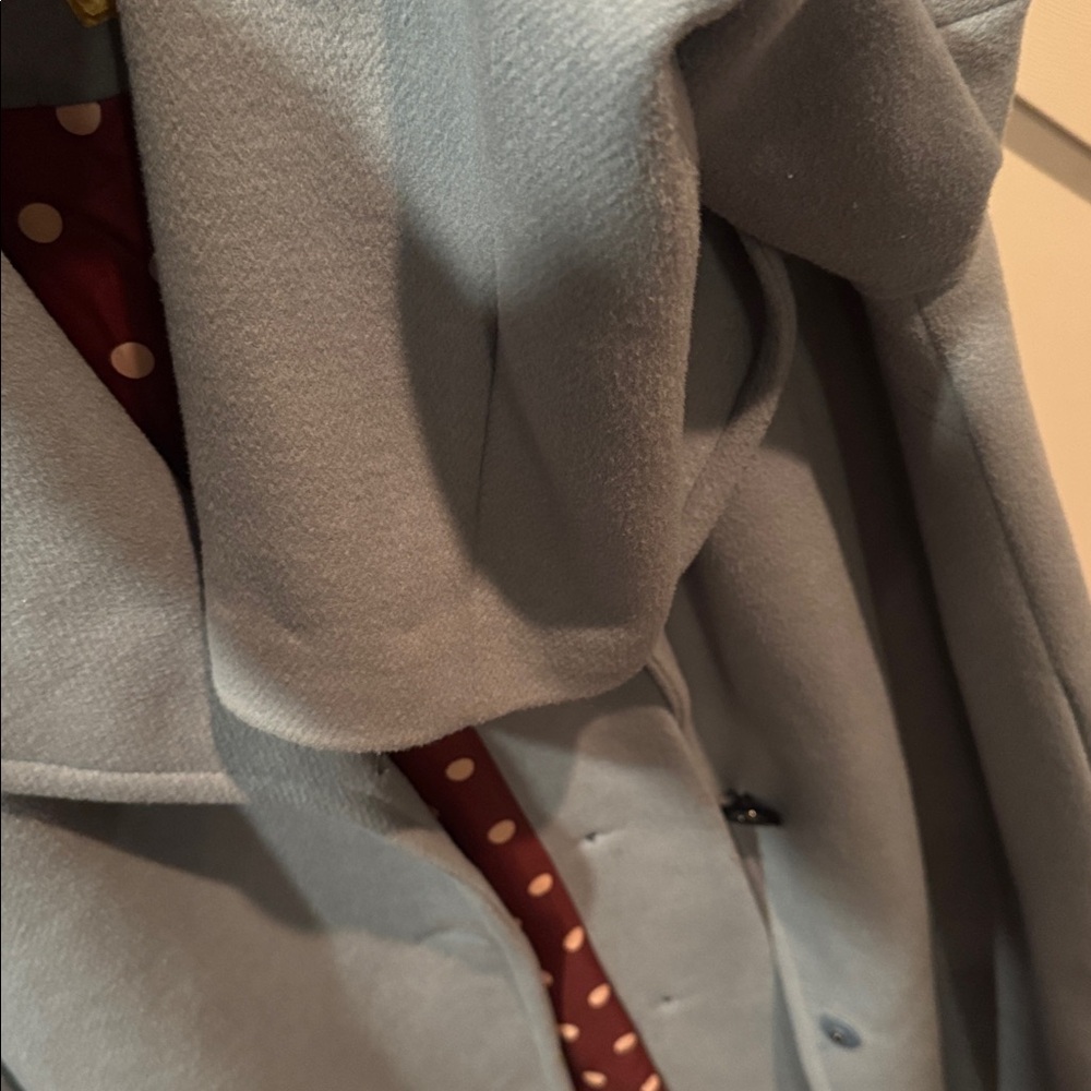 Sam Edelman Light Blue Coat size 10 - Picture 7 of 14